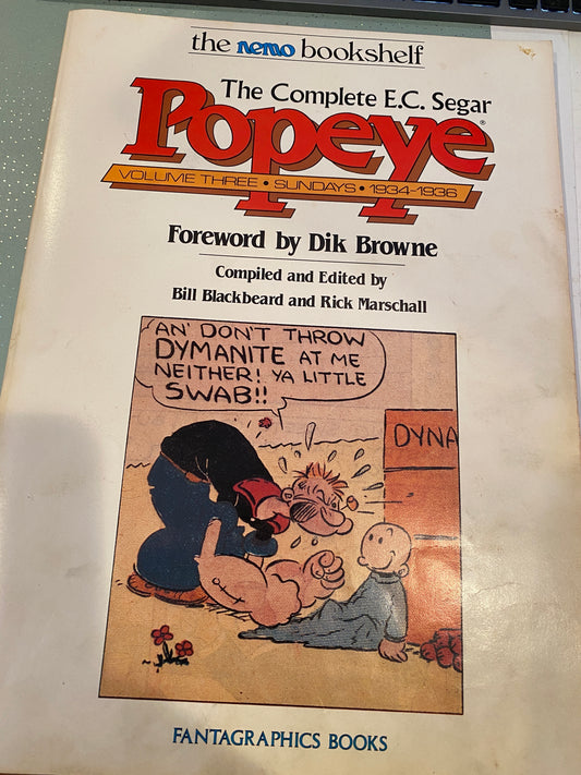 The complete POPEYE sundays 1934-1936 Vol 3