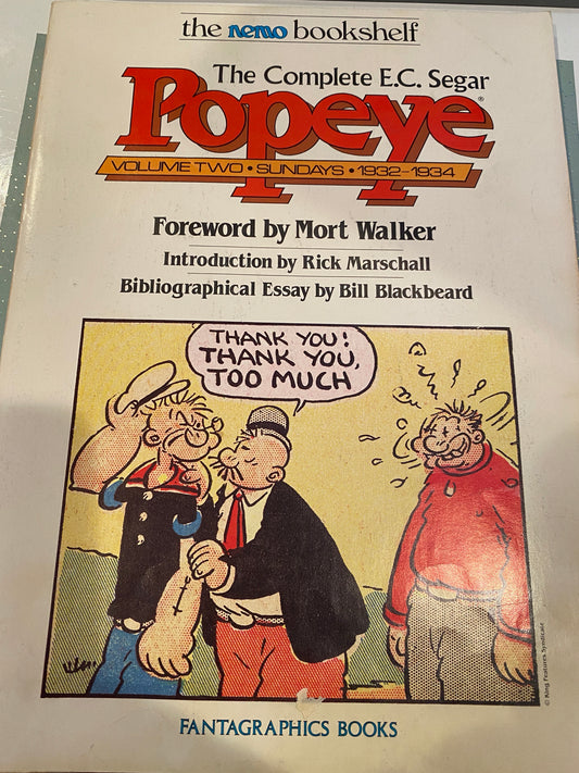 The complete POPEYE sundays 1932-1934 Vol 2