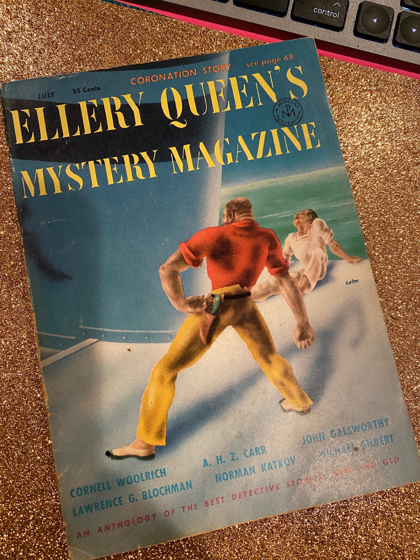 Ellery Queen Mystery Magazine July  1953 vol 22  #116