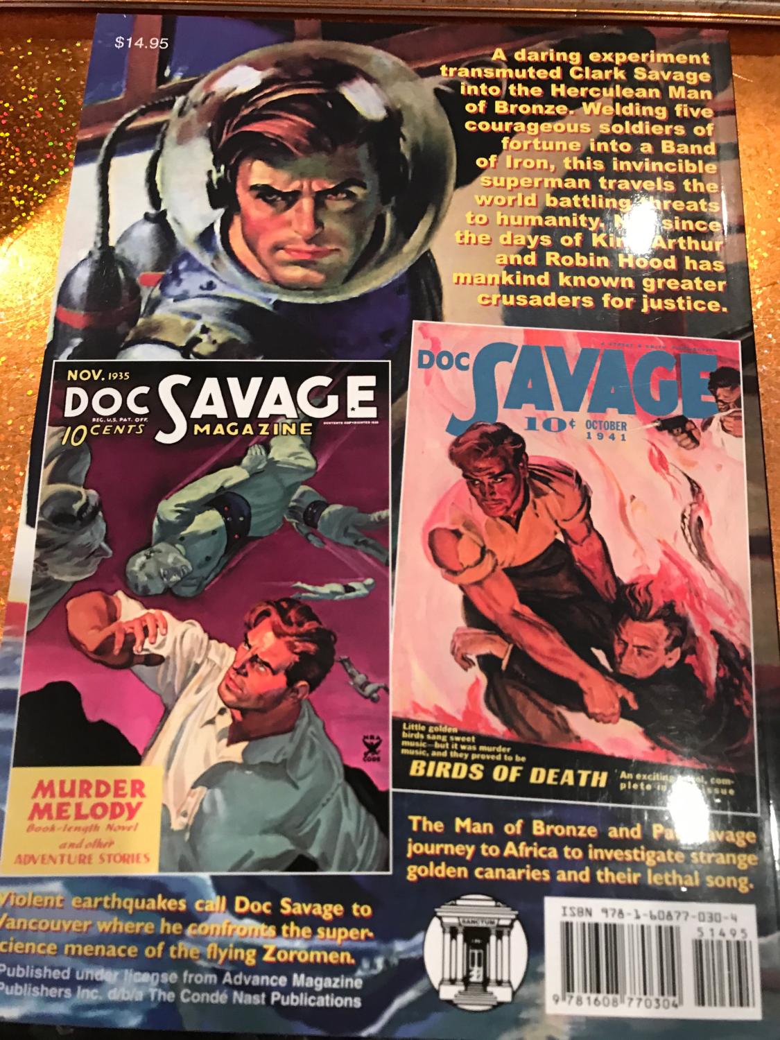 DOC SAVAGE #38 MURDER MELODY and BIRDS OF DEATHBAMA cover