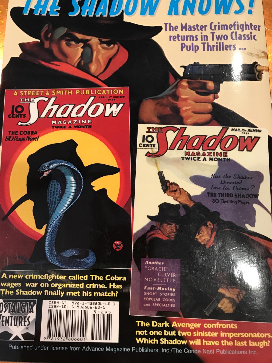 THE SHADOW # 7 THE THIRD SHADOW & THE COBRA