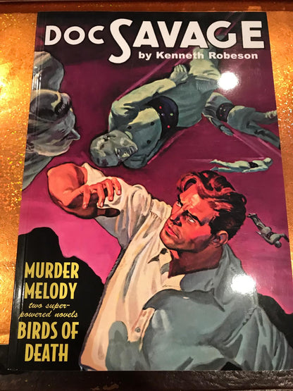 DOC SAVAGE #38 MURDER MELODY and BIRDS OF DEATHBAMA cover