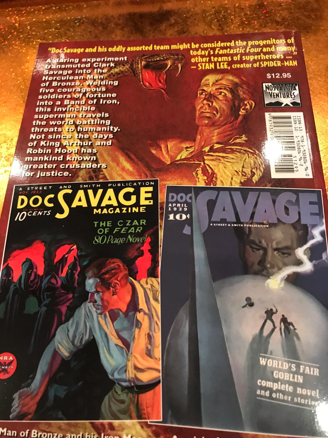 DOC SAVAGE # 17 THE CZAR OF FEAR and WORLD'S FAIR GOBLINBAMA cover
