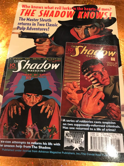 THE SHADOW # 11 ROAD OF CRIME & CROOKS GO STRAIGHT